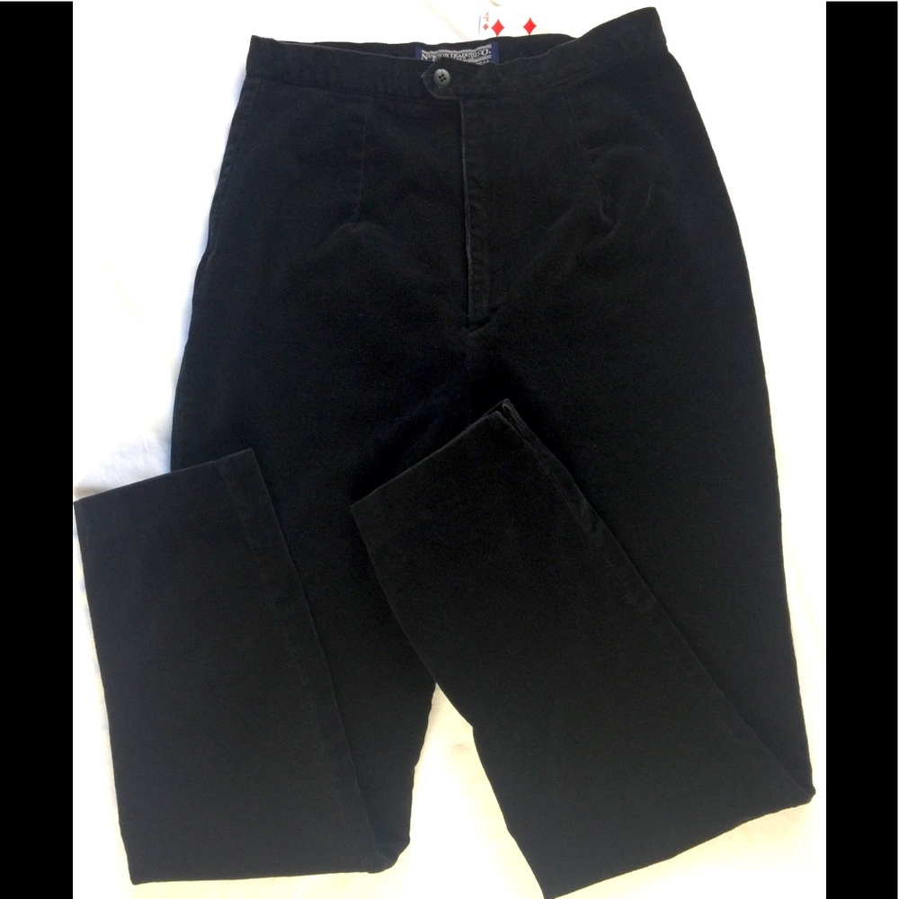 Velvet corduroy black Newton Trading casual sz12